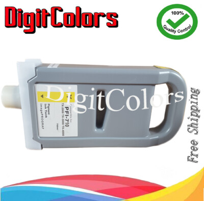 PFI-710 Yellow Ink Cartridge Fit Canon iPF TX- 2000 TX-3000 TX-3100 TX-3200