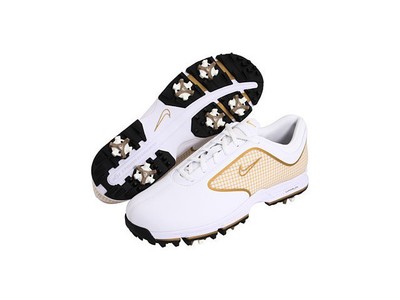 nike gold golf shoes