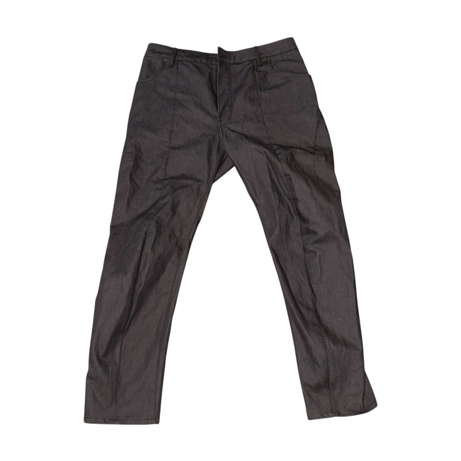 G-Star Raw Men's Lanc 3D Straight Tapered Jeans in Dark Blue Gray Size 36 x 32-image