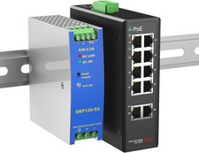 Industrial 8P Full Gigabit POE+ Switch w/Indu...