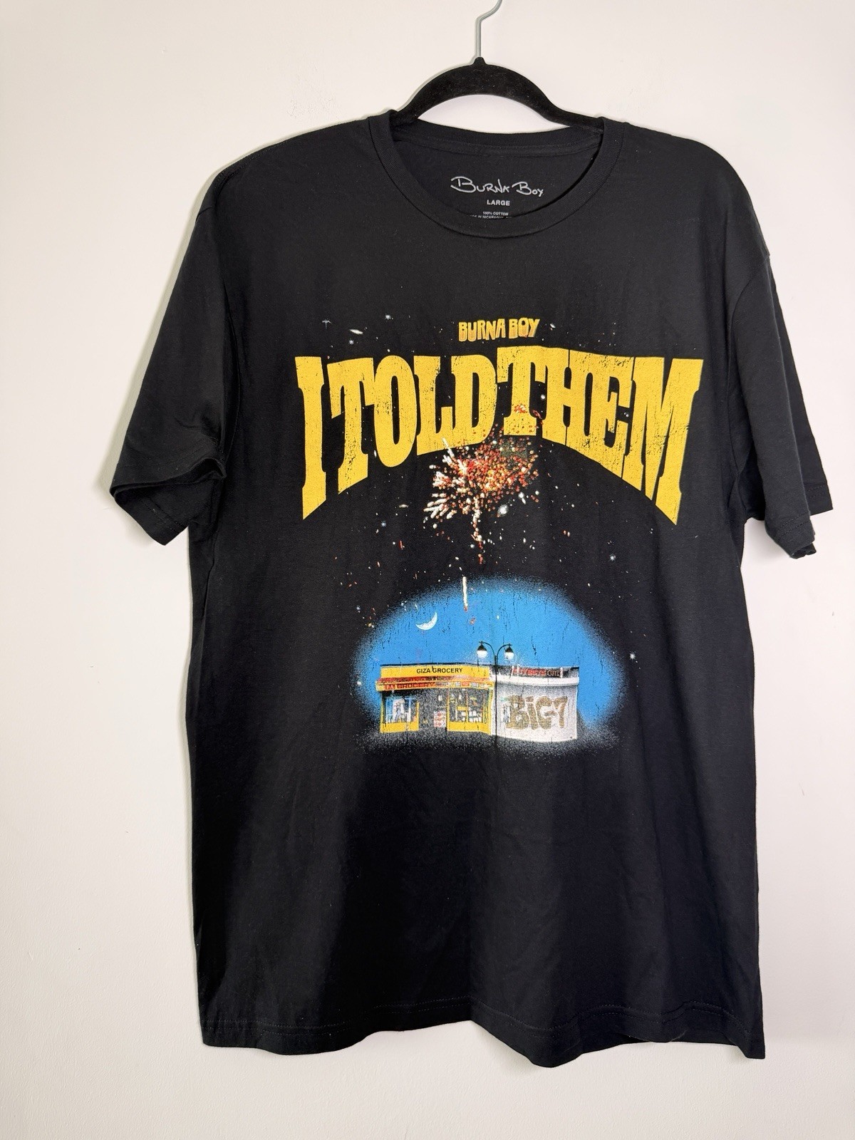 I Told Them Storefront T Shirt Black Hip Hop Rap
