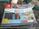 Nintendo Switch Sports bundle 32gb Red And Blue Bundle With Original Box