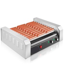 30 Hot Dog 11 Roller Commercial Grill Cooker Machine