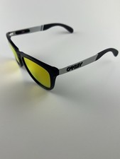 Oakley Frogskins Mix Matte Black Fire Iridium OO9428-1255 Stainless Steel Stems