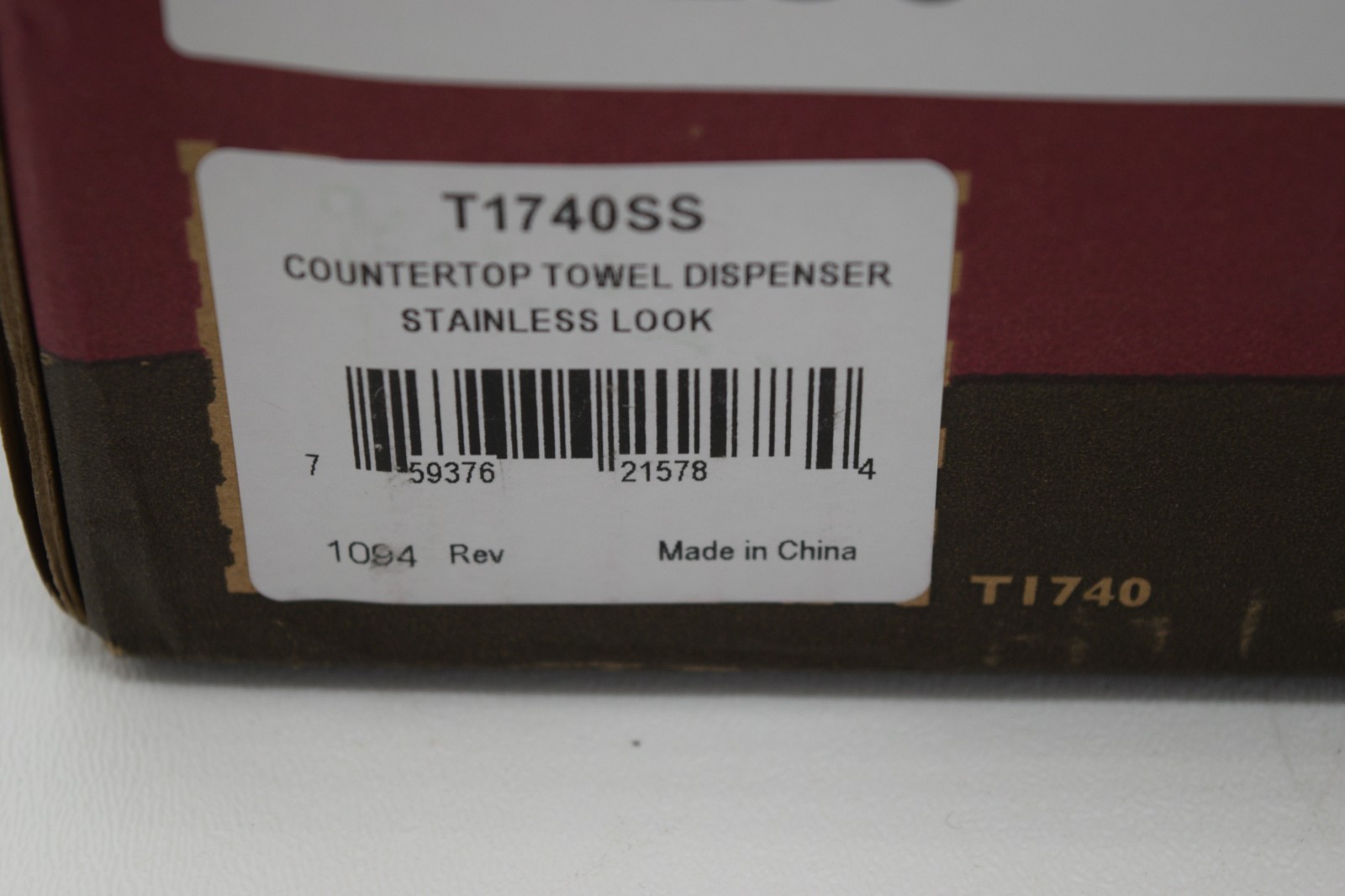 San Jamar Countertop Paper Towel Dispenser Holds Multifold, C-Fold, New