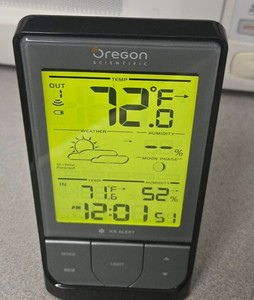 Oregon Scientific BAR218HG Bluetooth-Enable Weather Station Display NO Sensor