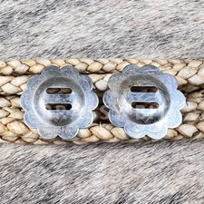 Vintage Domed Slot Conchos