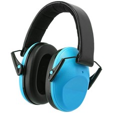 CUXFLS Kids Noise Cancelling Earmuffs, 4.33 x 4.72 x 3.94 inches, Blue