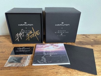 Hamilton x Kojima Productions Limited Watch Signed by Hideo Kojima & Yoji Shink