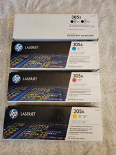 Genuine HP 305A CE410XD CE413A CE412A CE411A Cyan, Yellow, Magenta, Black New.