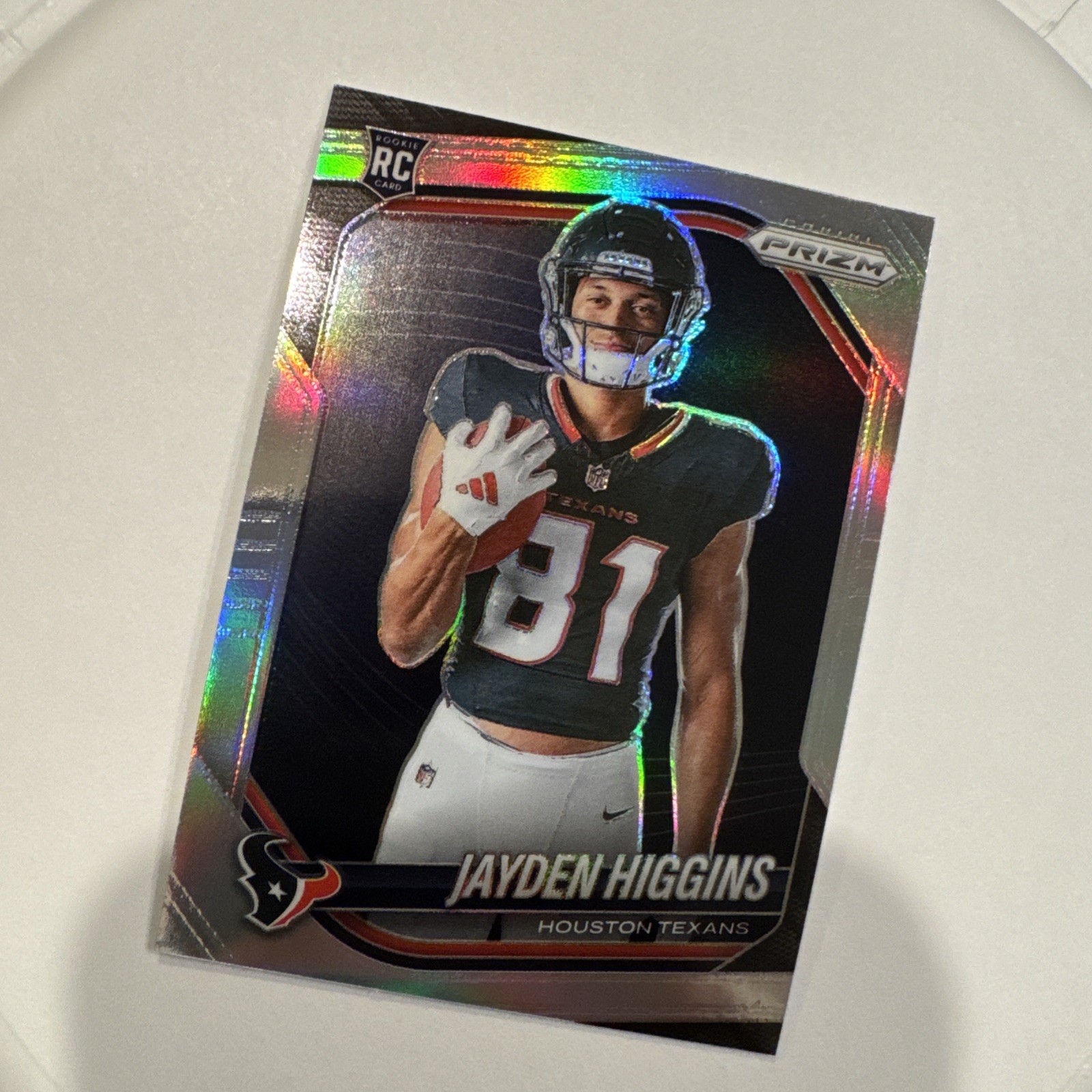 2025 Panini Prizm - Rookie Variation Jayden Higgins #414 Silver Prizm (RC)