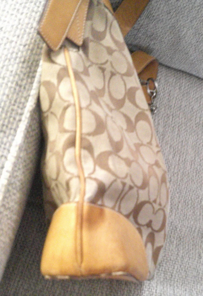 蔻驰棕褐色切尔西包 6346 复古 — 第 3/4 张图片