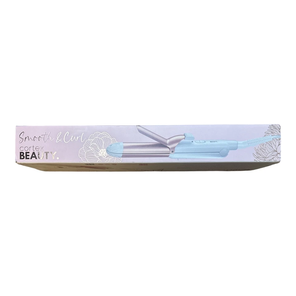 Cortex Beauty  2 in 1 Smooth & Curl - Flat Iron / Curler - White / Pink - Image 3 of 4