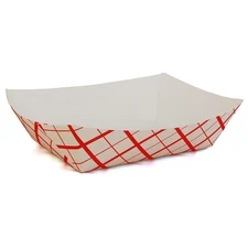 Southern Champion 0429 Red Weave 5 Lb Paperboard Food Tray - 500 / CS