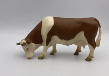 Schleich GRAZING FLECKVIEH COW Brown & White Figure 13133 Retired 1999