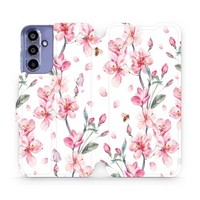 HandyhüLle Mit Klappe FüR Galaxy A15 4G Mobiwear Case Flip Cover Rosa FrüHling