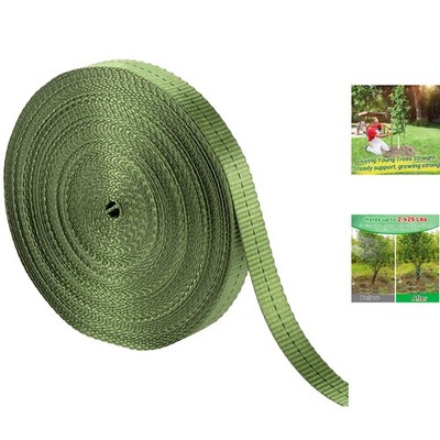 Versatile 108FT Tree Tie Support Straps - Blend Seamlessly into Your Landscape