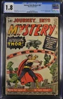 Journey Into Mystery #83 CGC 1.8 OW-W PGS 1st Appearance of Thor