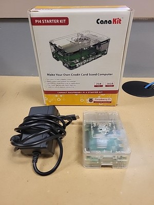 CanaKit Raspberry Pi 4 Mini PC - 2GB RAM [PI4B-2GB] Sold as is