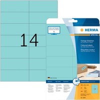 1 Bis 40X Herma Universal-Etiketten Special, 105 X 42,3 Mm, Blau Bis 49% Rabatt