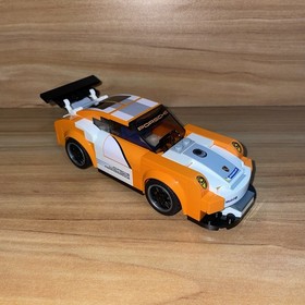 Lego Speed Champions Porsche 911 GT Finish Line Set 75912 *Missing 4 stickers*