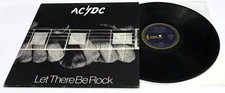 AC/DC Let There Be Rock Vinyl LP Record 1977 OZ Aussie 1st Press Blue Roo OOP
