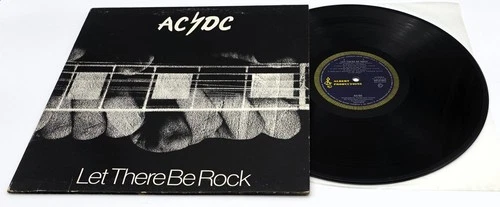 AC/DC Let There Be Rock Vinyl LP Record 1977 OZ Aussie 1st Press Blue Roo OOP