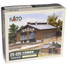 Kato N Scale Wooden Engine House 23-225 Model Railroad Building Structure