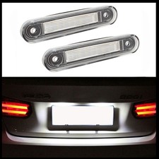 F&uuml;r Mercedes W201 E190 W202 W124 2x LED Kennzeichenbeleuchtung 2x 18 SMD