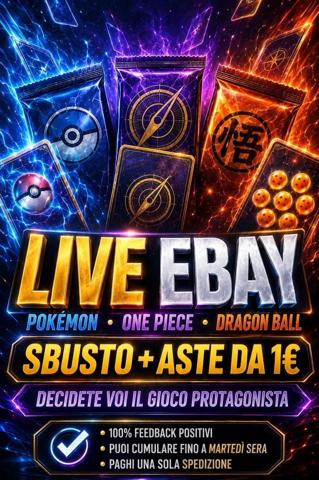 POKÉMON ONE PIECE DRAGONBALL – RIP E SHIP | ASTE DA 1€