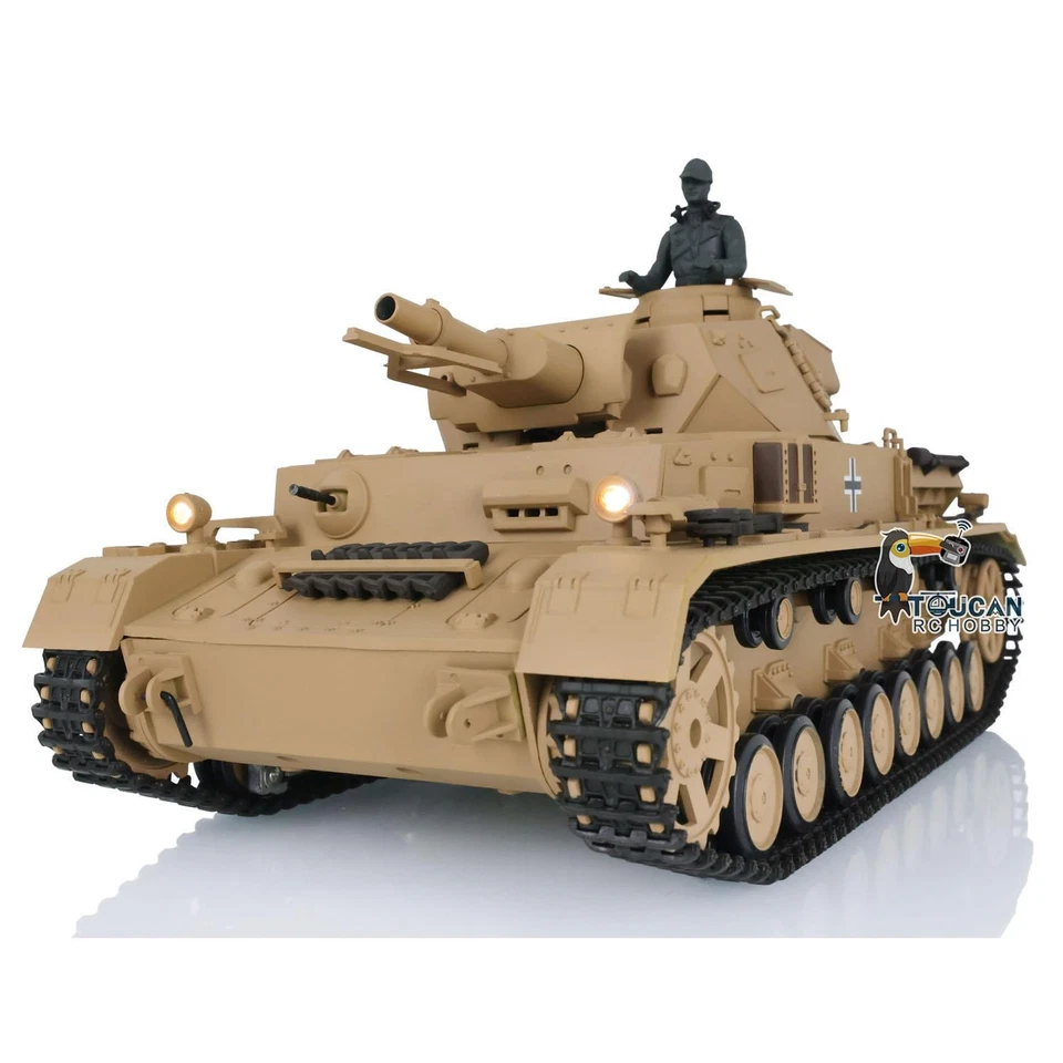 Henglong 1/16 Scale 7.0 Plastic German Panzer IV 2.4G RTR RC Tank 3858 Model - Image 3 of 4