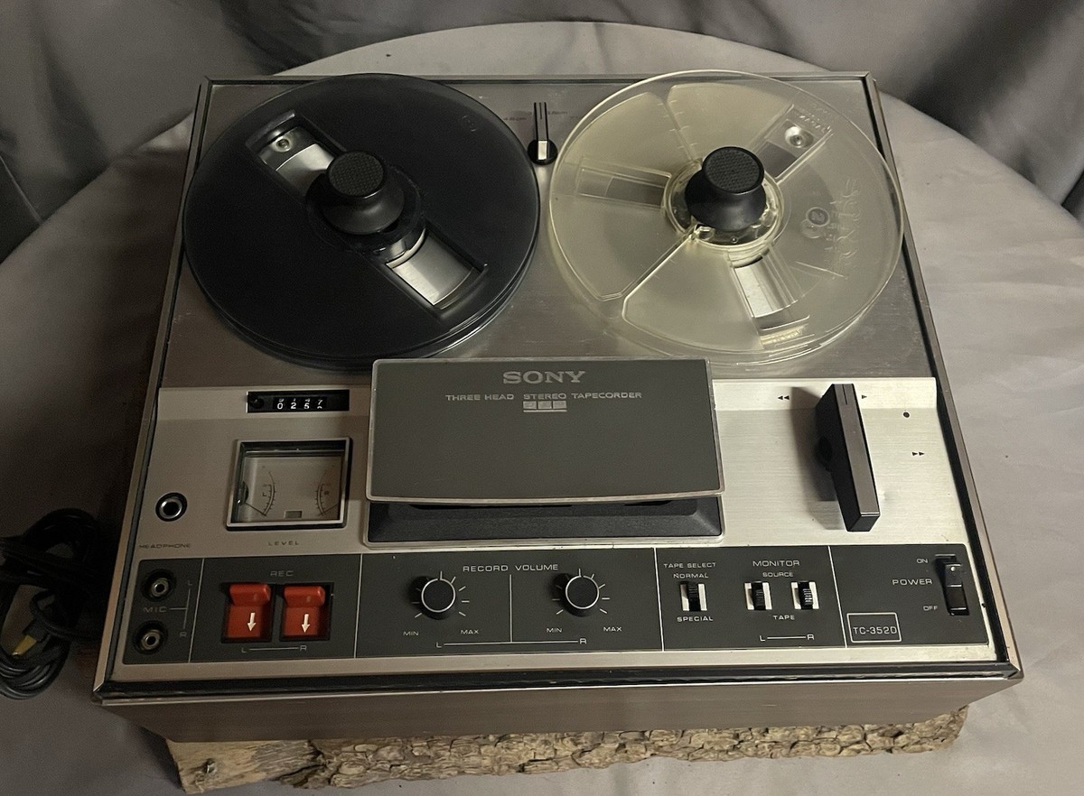 SONY オープンリール TC-352D ジャンク Vintage Sony TC-352d Reel-to-Reel Three Head Stereo Tapecorder | eBay