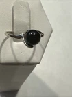 Vintage Sterling Silver and Black Onyx Size 7