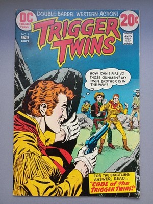 TRIGGER TWINS #1 (Kanigher/Infantino) DC Comics 1973 FN-