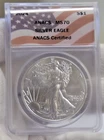 2024 US Silver Eagle $1 ANACS MS70 Flag Label