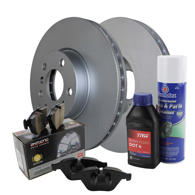 Front Brake Kit 332mm Rotors Akebono Ceramic Pad Set For BMW E70 F15 E71 F16 L6