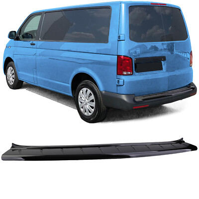 ABS Ladekantenschutz Stoßstange Schwarz Glanz für VW Bus T5 T6 mit Doppeltür