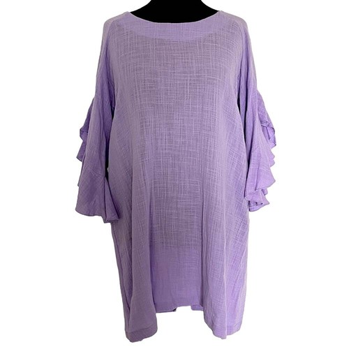 Ophilia Tunika lila flieder Gr 48 (4) 3/4 Trompeten Arm - Bild 1 von 3