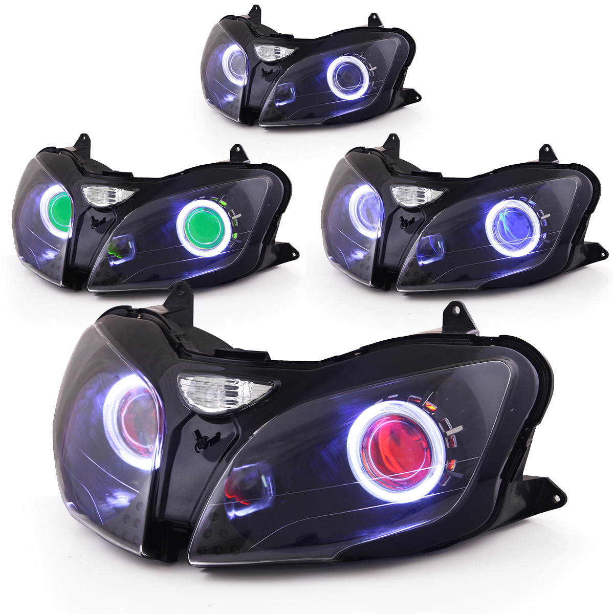 月光 2007-2009 Kawasaki ZX-6R LED Headlight Halo Kit | ORACLE