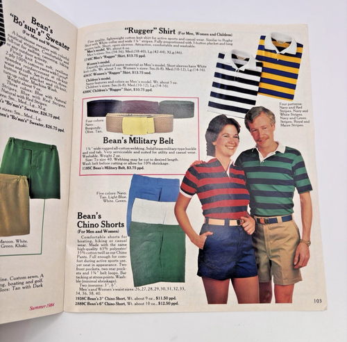 L.L. Bean Summer 84 VTG Catalog Outdoor Sporting Specs Francis Golden Cover Art - Picture 8 of 8