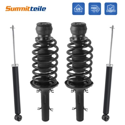 4X Front & Rear Complete Strut Shock Absorbers For Volkswagen Beetle Golf Jetta
