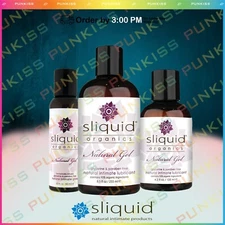 Sliquid Organics Water Aloe Sex Lube💋Ultra Thick Premium Lubricant Long Lasting