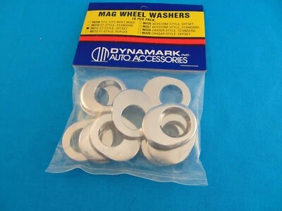NOS Mag Wheel Washers 10 Pack ET style OFFSET Conical Tapered Hole Uni-Lug NICE! - Bild 1 von 4