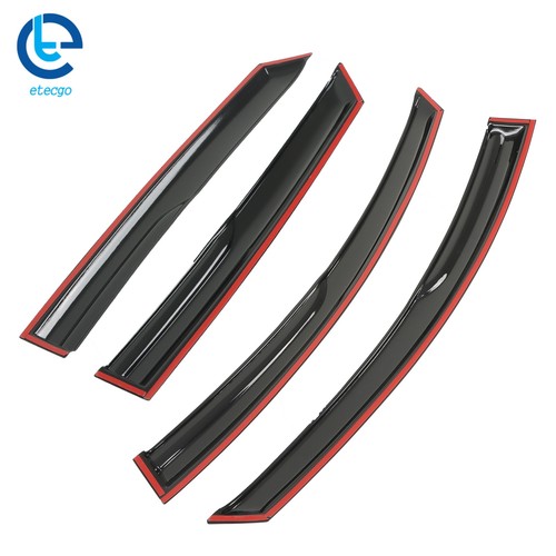 Window Visor Sun Rain Guard Wind Deflector For Kia K5 2021-2024 M Style 3D Wavy - Picture 9 of 14