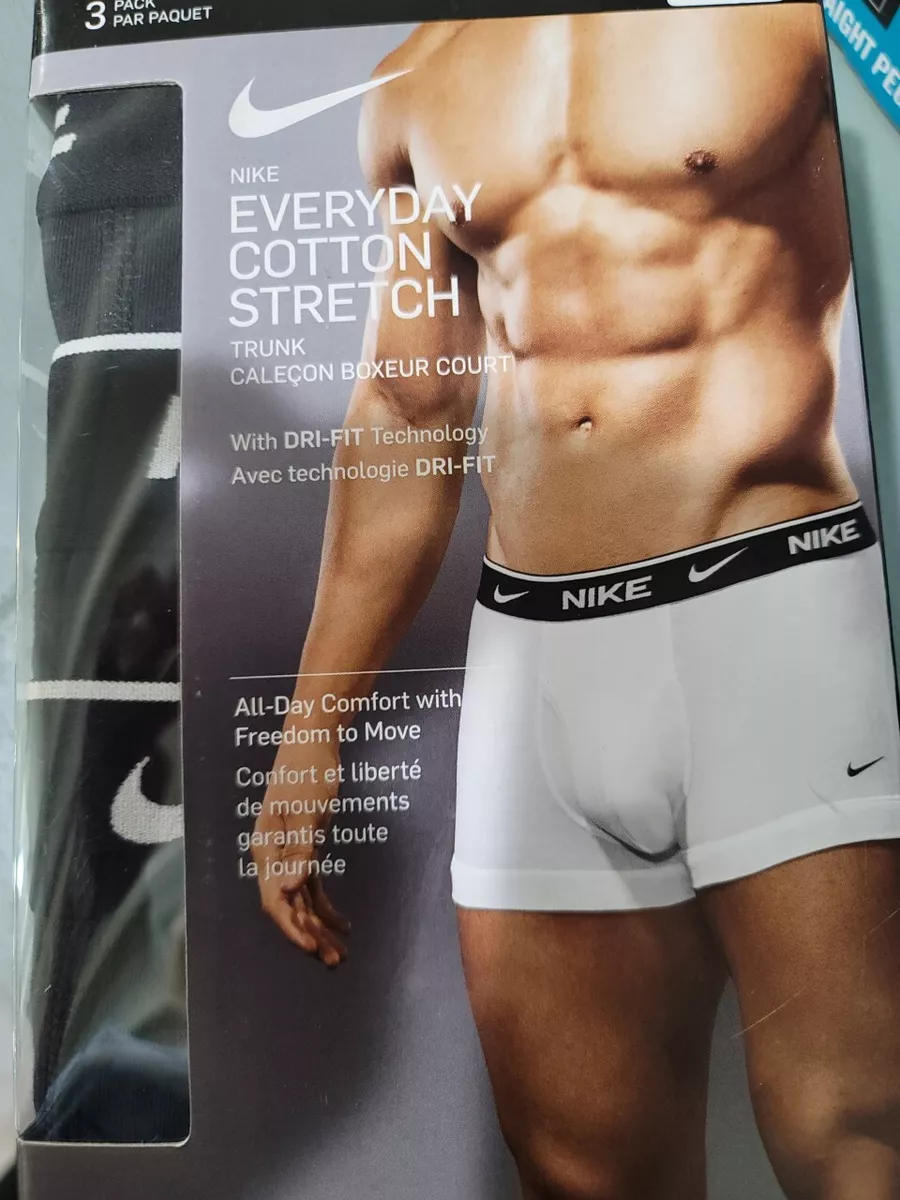 Nike Men`s Everyday Cotton Stretch Briefs 3 Pack