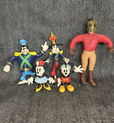 Rocketeer Mail Pilot Set Mickey Minnie Sylvester Pete Just Toys BEND-EMS