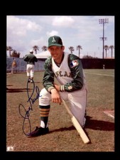 Joe Rudi Signed  8x10 Photo Autograph Athletics