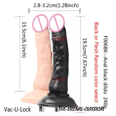 6.3'' Small Flesh Dildos Anal Vac-u-lock Love Machine Suitable All Sex Machines