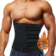 Fajas Para Hombres Abdomen Reductoras Bajar Peso Entrenador de cintura Shapewear