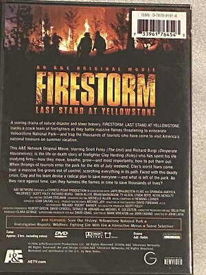 Firestorm: Last Stand at Yellowstone (DVD, 2006) Full Screen Scott